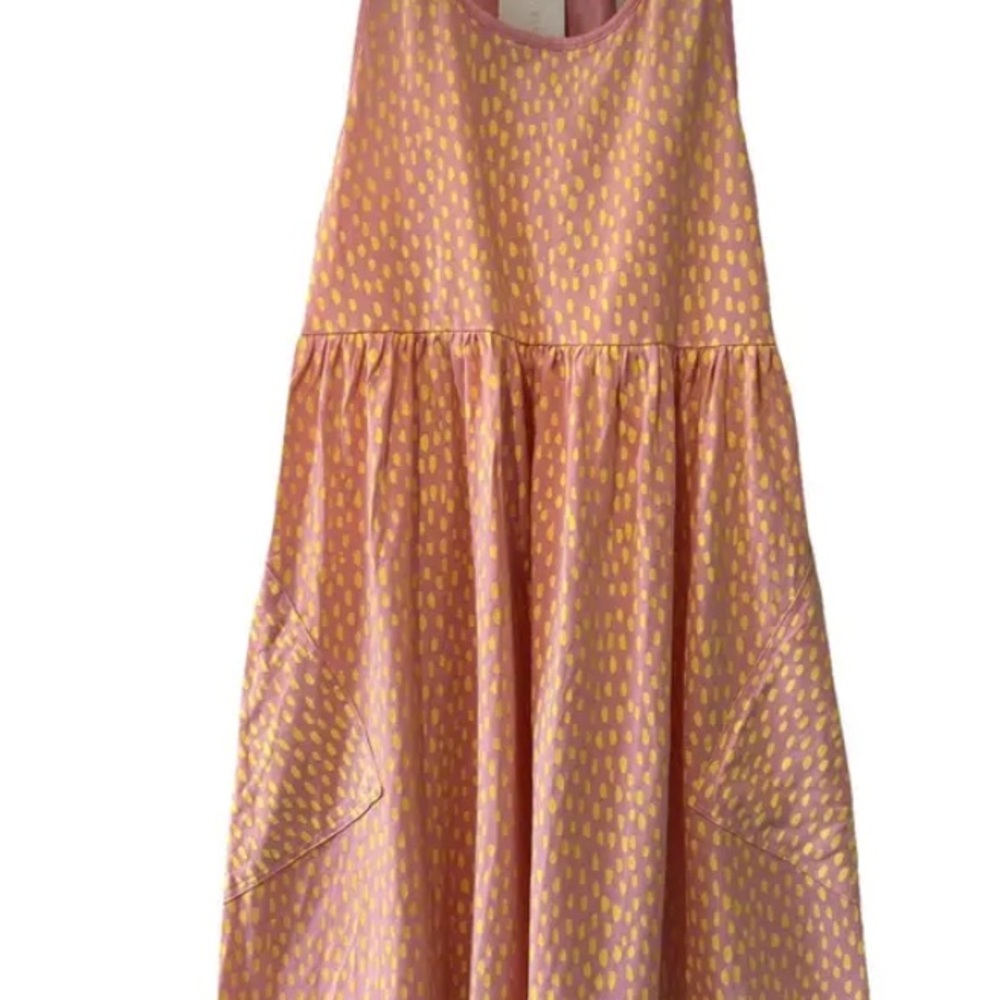 Stella McCartney Pink and Yellow Sleeveless Dress